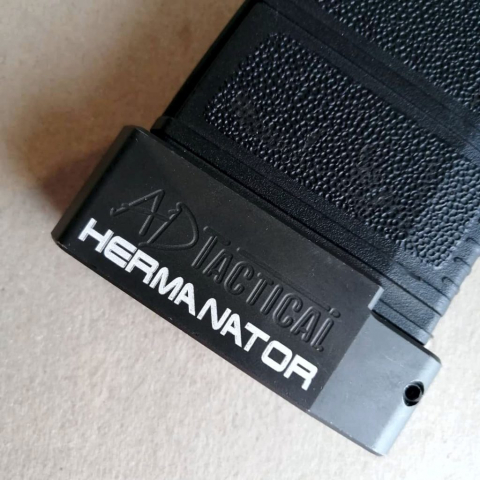 Aluminium mag base 2 Laser engraving and marking on Aluminium mag base