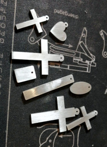 Silver Crosses Laser cut Silver Crosses
