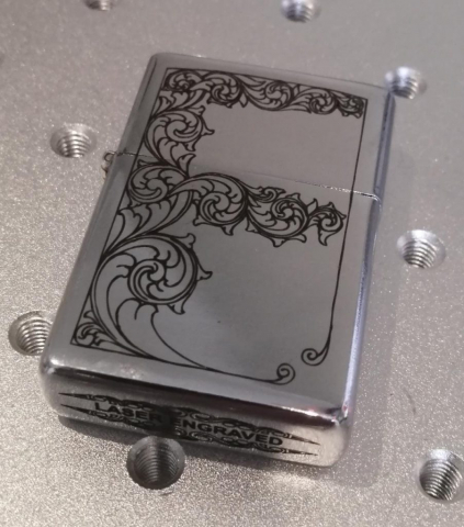 Zippo 2 Laser engraving and marking on Zippo