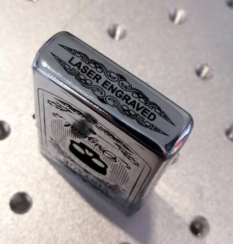 Zippo 3 Laser engraving and marking on Zippo