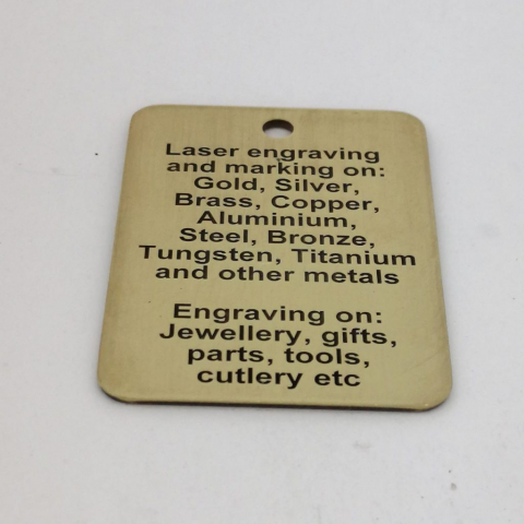 brass 2 Laser engraving and marking on brass
