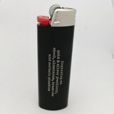 lighter 1 Laser engraving and marking on BIC lighter