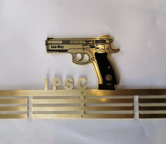 medal hanger 1 Laser engraving and marking on brass medal hanger