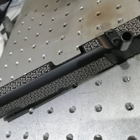 slide 1 Laser engraving and marking on 1911 slide