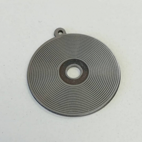 Stainless LP pendant Laser engraving and marking on Stainless LP pendant