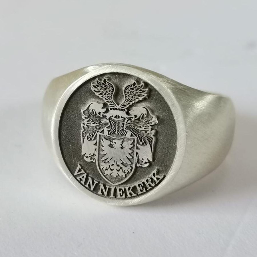 van niekerk ring e1646765560196 Silver signet ring